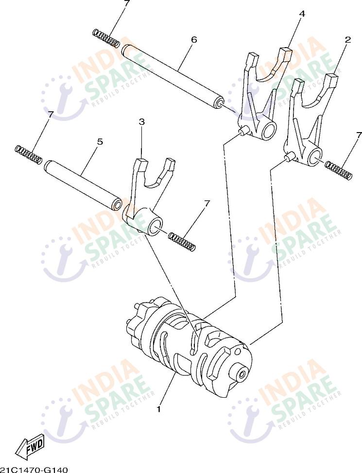 SHIFT CAM FORK